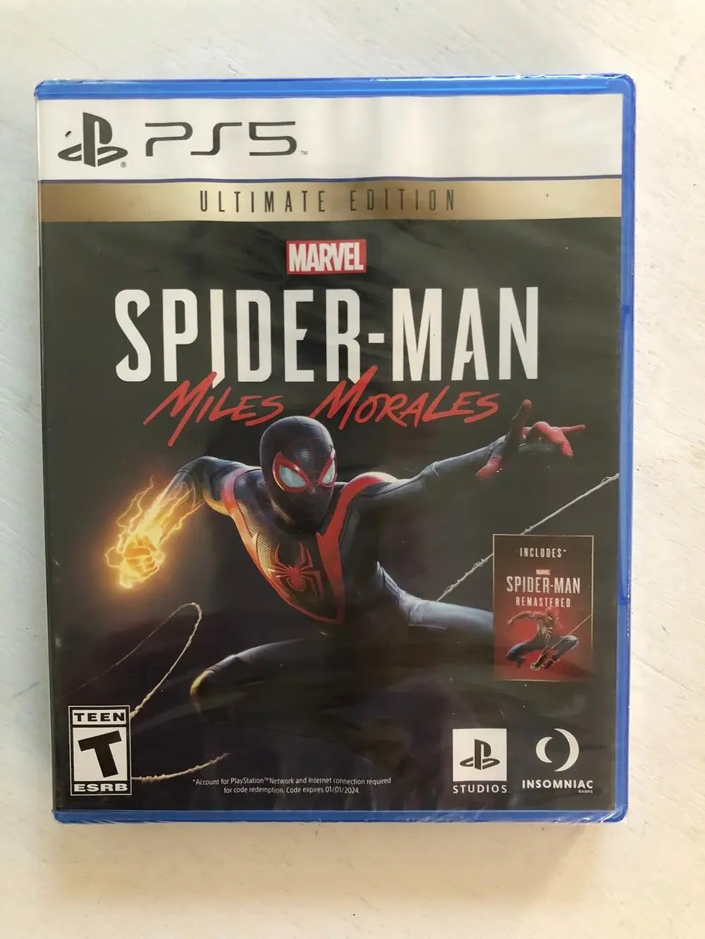 Marvel's Spider-Man Mile Morales Ultimate Edition New Sealed Rated Teen